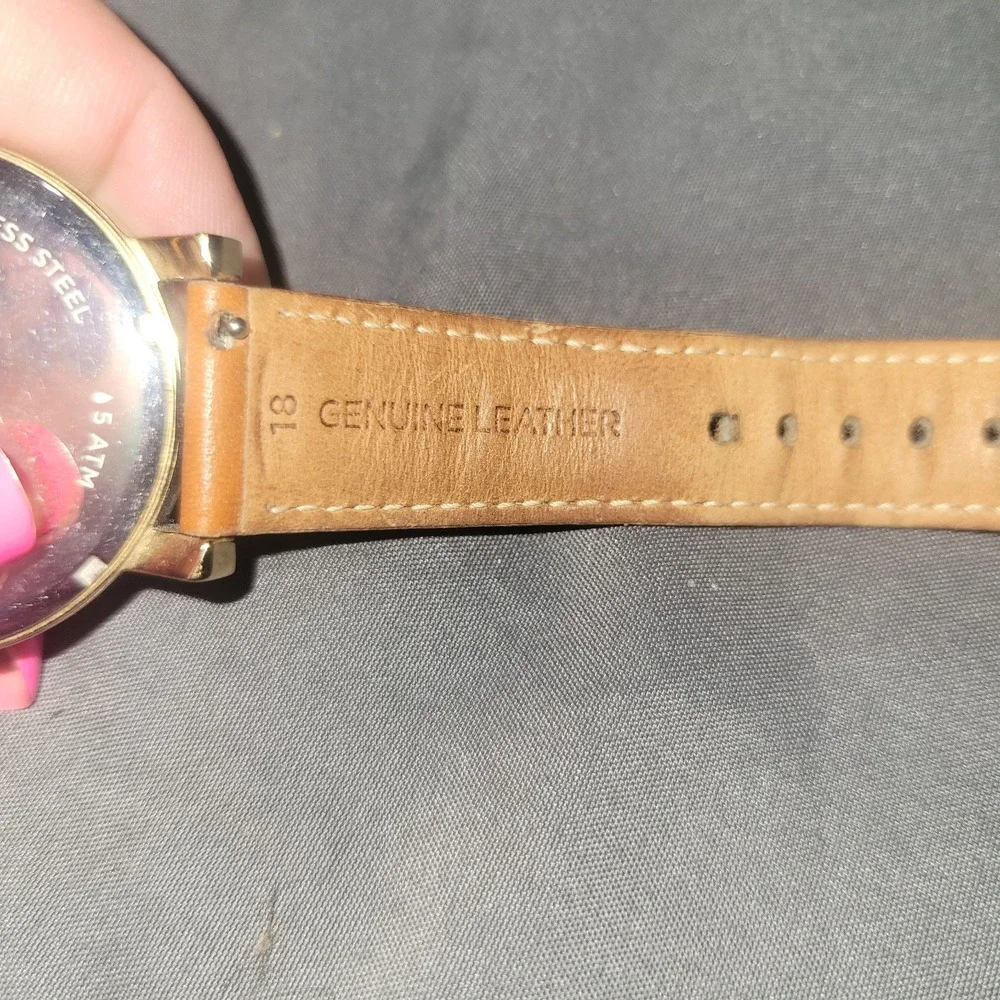 Fossil Original Boyfriend ES4181 watch Luggage Leather Band